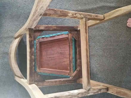 Photo of free Two solid oak 50's chairs. (New Hinksey OX1) #3