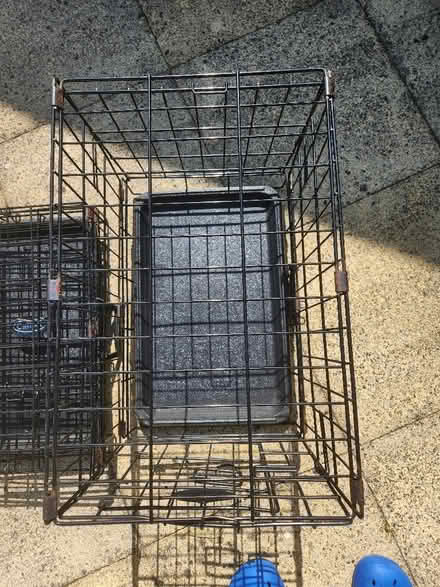 Photo of free 2 small dog crates (Glasson Dock LA2) #3