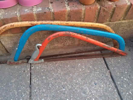 Photo of free 3 large hacksaws (Tonbridge TN9) #1