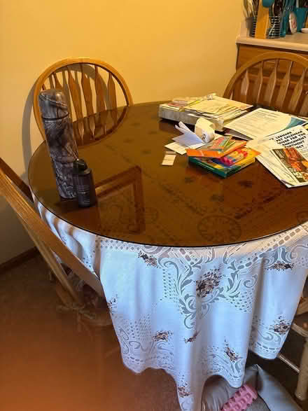 Photo of free steel and chairs (Centerville) #1