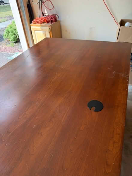 Photo of free Big Solid Wood Desk (Franconia/ Souderton) #3