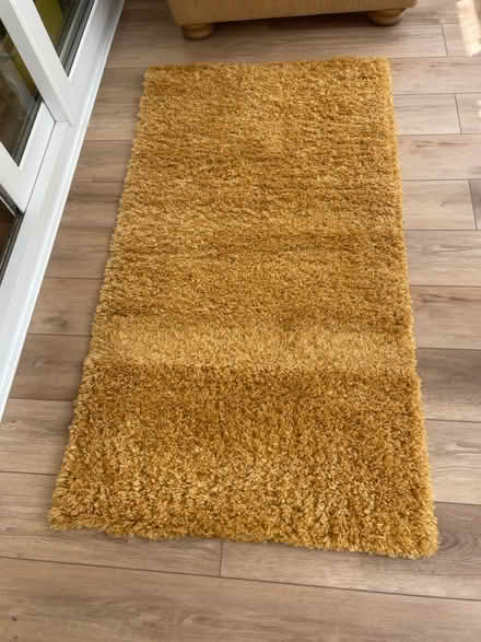 Photo of free Yellow Ochre Shaggy Soft Rug (Cambridge) #2