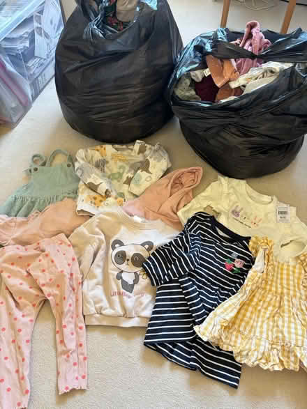 Photo of free x2 bags of girl clothes 0-3yrs (Bs15 4ub) #2