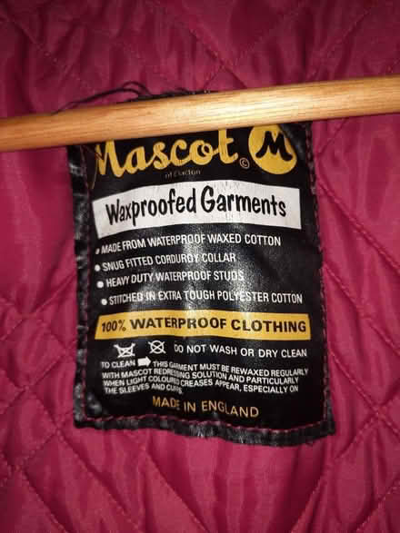 Photo of free Wax mens jacket (Mickleover DE3) #2