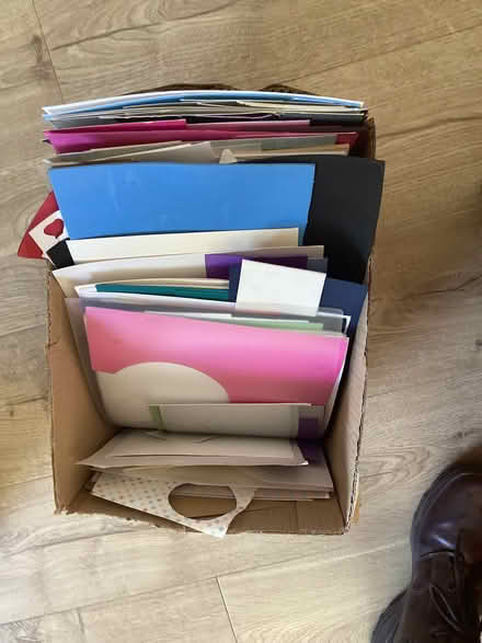 Photo of free Box of Assorted Craft Card and Foam sheets (Connah's Quay CH5) #1