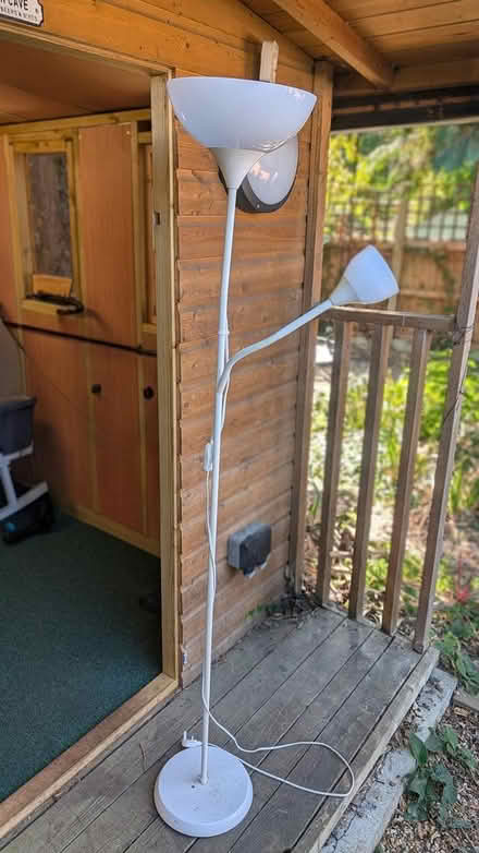Photo of free Floor lamp (double) (Barming, Maidstone) #1