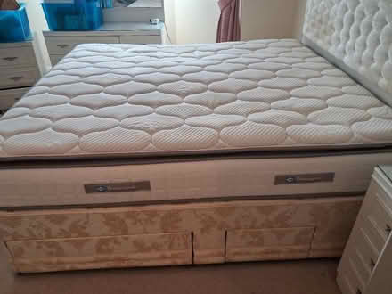 Photo of free Super king mattress and bed base (Streatham SW16) #2