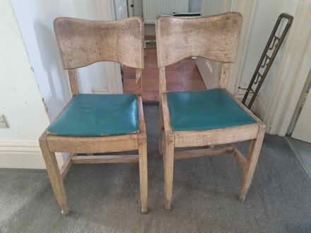 Photo of free Two solid oak 50's chairs. (New Hinksey OX1) #1