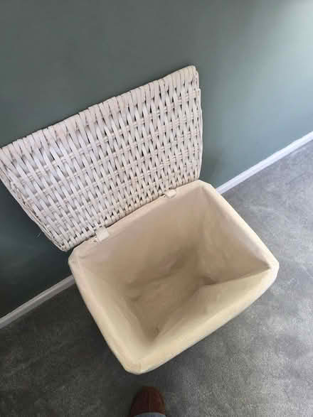 Photo of free White laundry basket (Hillsborough S6) #3