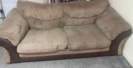 Photo of free Brown 2 seater sofa (Broughton Park M7) #1