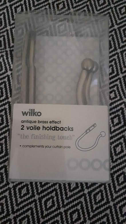 Photo of free curtain holdbacks (Becontree RM8) #1