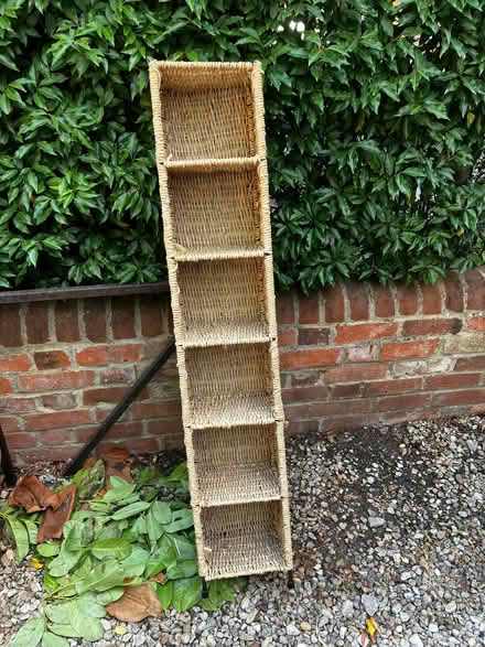 Photo of free Wicker shelving unit (Walton Manor OX2) #1