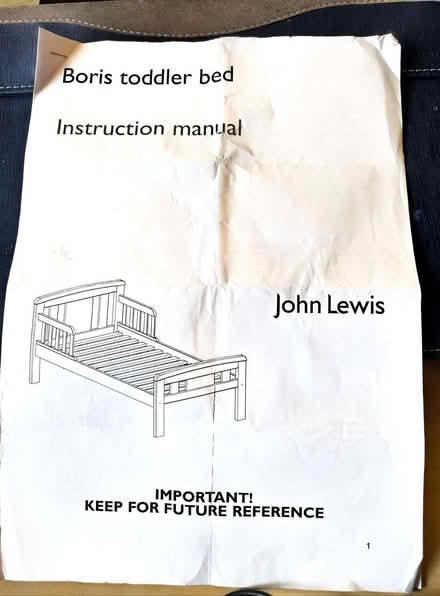 Photo of free John Lewis Toddler Bed and Mattress (Forton PR3) #3