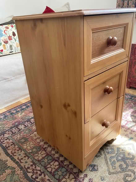 Photo of free Small chest of drawers on wheels (Bloomfield BA2) #2