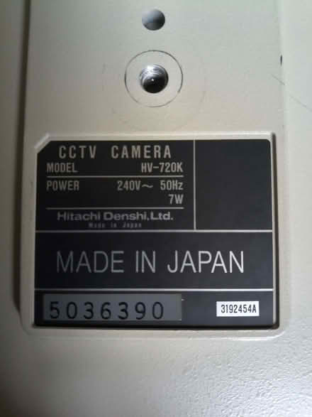 Photo of free B/W CCTV camera (Charleston DD2) #2