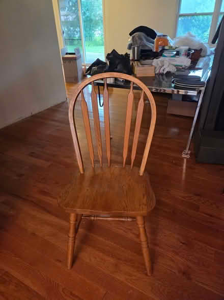 Photo of free Wood Chairs (6) (Woodridge) #1