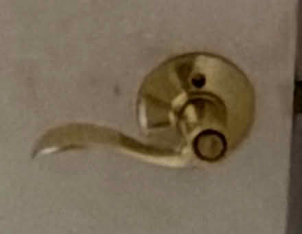 Photo of Lever Door Handle - Bright Brass (Redwood City) #1