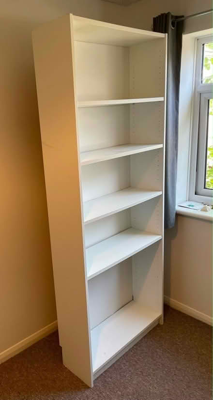 Photo of free White Bookcase IKEA (Cambridge) #1