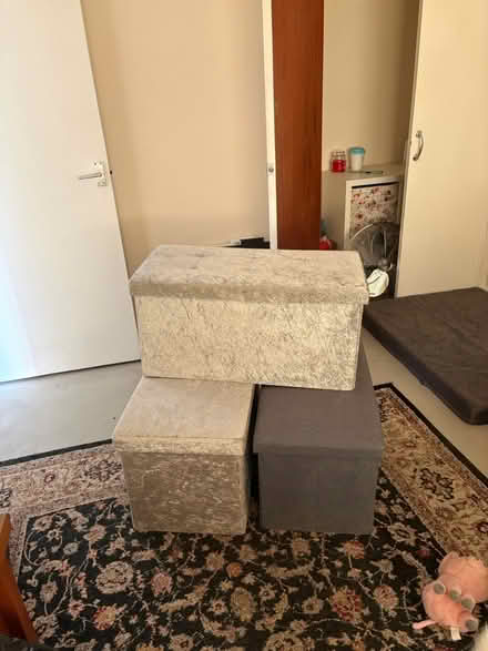 Photo of free 3 x large ottoman’s (TA1 5) #1