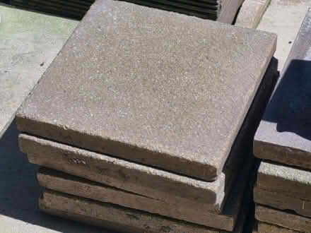 Photo of Buff patio slabs (Erskine) #1