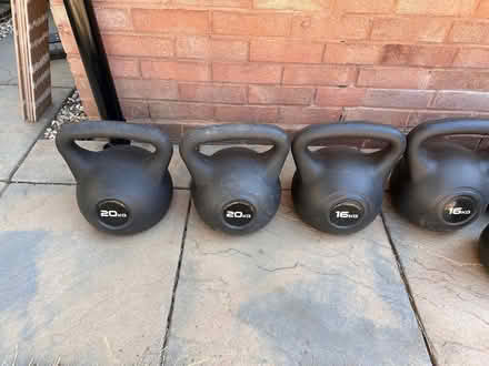 Photo of free Mixed weight large kettle bells (Heath Hayes WS12) #2