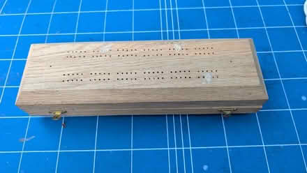 Photo of free Oak cribbage box (Gorse Hill GU22) #1