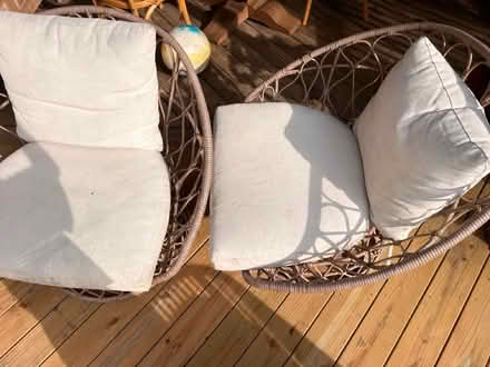 Photo of free 2 outdoor swivel chairs (Haymarket, VA) #1