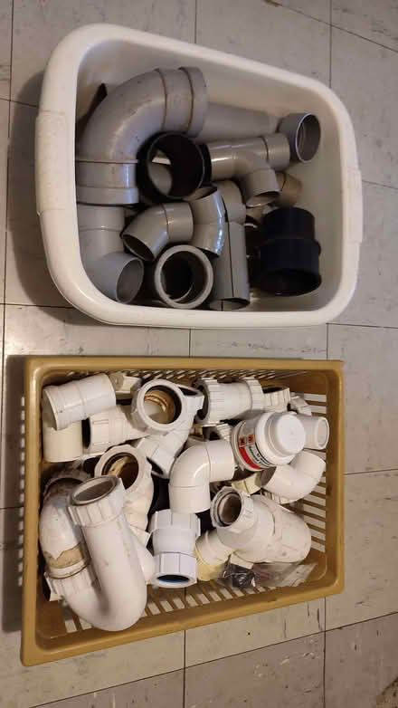 Photo of free Various plastic waste pipe fittings (Tufnell Park N7) #1