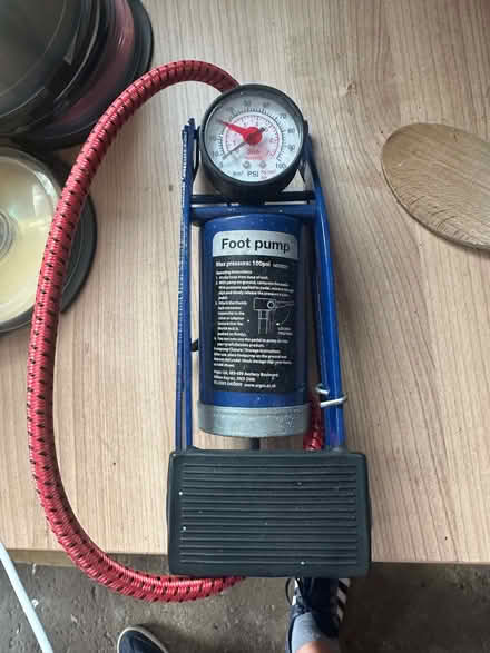 Photo of free Foot Pump as new (Lostock Hall PR5) #1