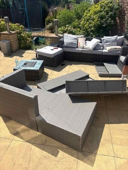 Photo of free garden sofas (N13 Palmers Green) #1