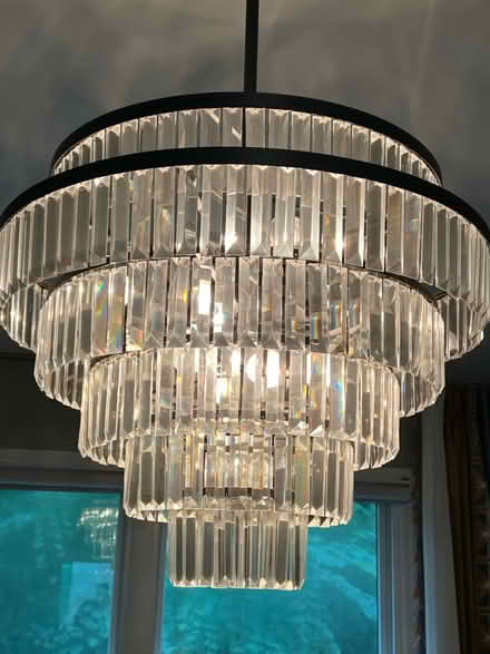 Photo of free Crystal Chandelier 26” round (83rd & Mendingwall) #2