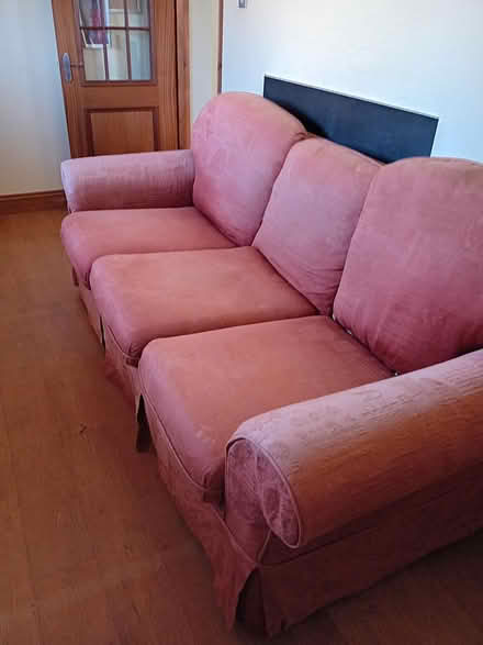 Photo of free 3 seater sofa removable covers (Oulton NR32) #1