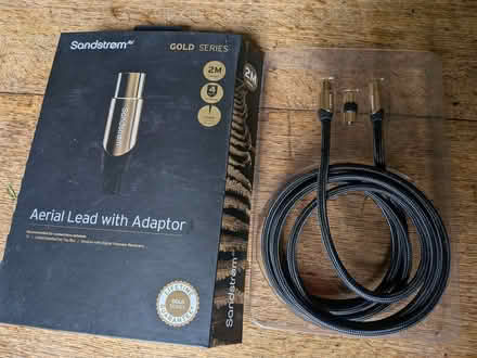 Photo of free Some electric bits - cables, small speakers, aerial lead (Sharrow S11) #1