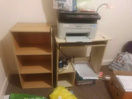 Photo of free Shelving unit and desk (Wa87rw) #1