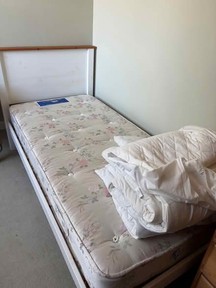 Photo of free Single bed with mattress - must go together HASSOCKS (Keymer BN6) #4