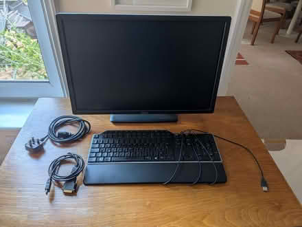 Photo of free Dell U2412M monitor and keyboard (Old Road OX3) #1