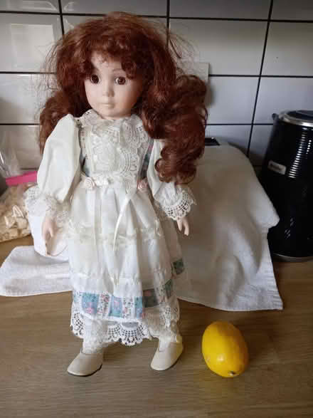 Photo of free Doll on a stand (Roundhill area brighton BN2) #1