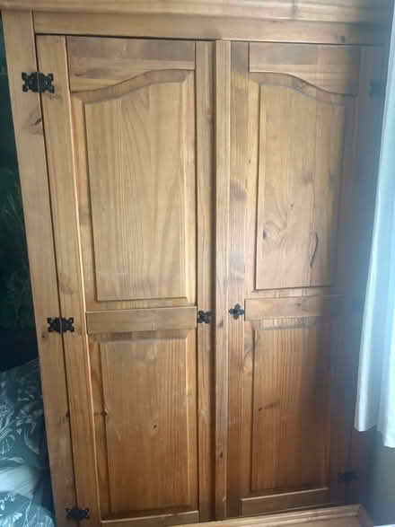 Photo of free Solid pine wardrobe (ideal for upcycling/ restoring) (Childwall L25) #1