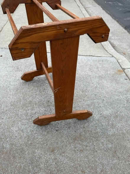 Photo of free Wooden quilt stand (Campbell) #3