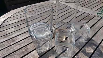 Photo of free 6 glass pots/vases (Baldock (SG7)) #1