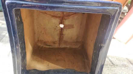Photo of free Square blue outside plant pot (Baldock (SG7)) #3