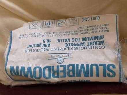Photo of free Tog 10.5 double duvet (Spacey Houses HG3) #3
