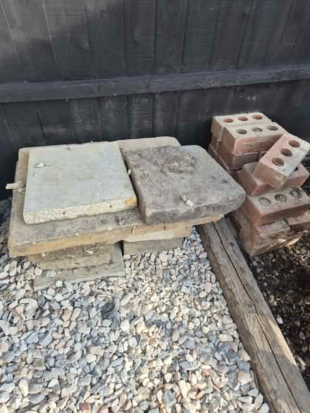 Photo of free Old Council paving slabs (Morley LS27) #1