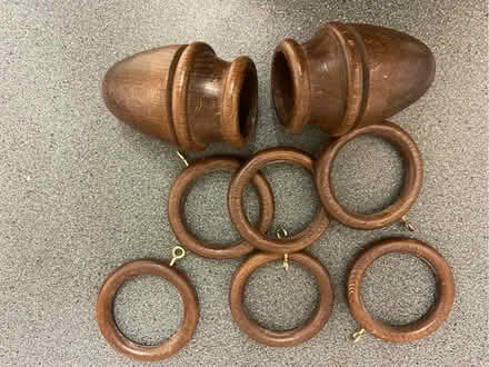 Photo of free Long wooden curtain pole. (Bloomfield BA2) #1