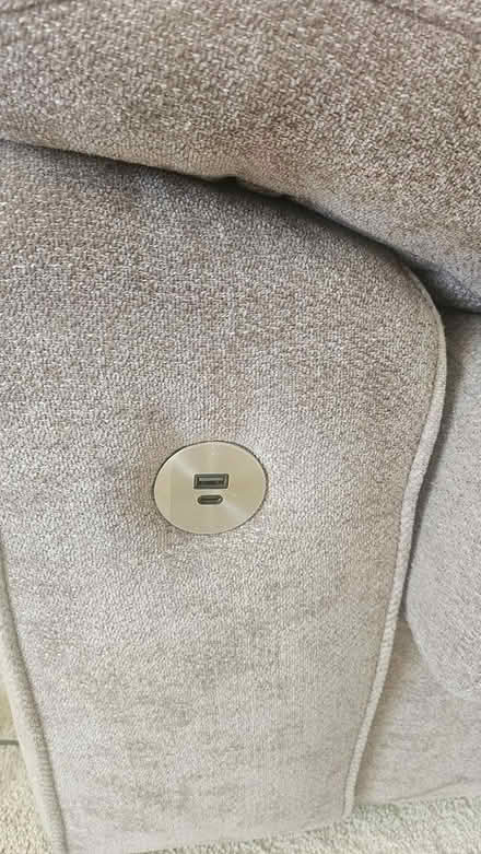 Photo of free Gray 90" Sofa (Santa clara) #2