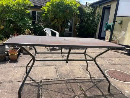 Photo of free Metal Garden table (Wirksworth DE4) #4