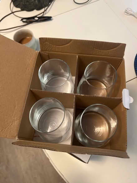Photo of free 8 stemless wine glasses (Atwater) #2