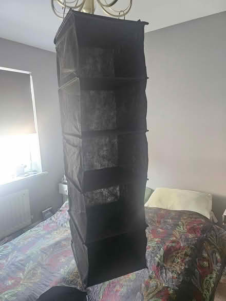 Photo of free 2 black hanging wardrobe things (Gateshead (NE8)) #1