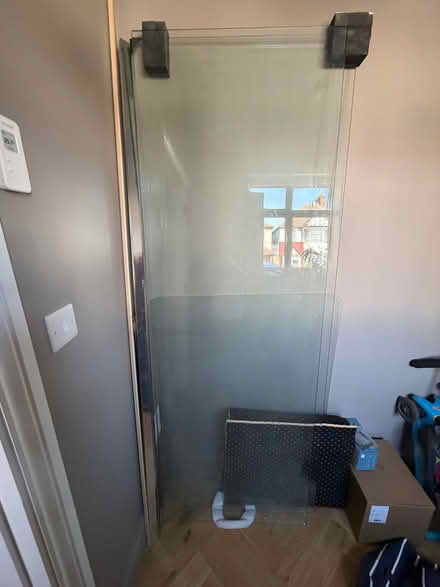Photo of free 2 x 700mm Glass Shower Panels from Cast Iron Bath Company (Kensal Rise/Green NW10) #1