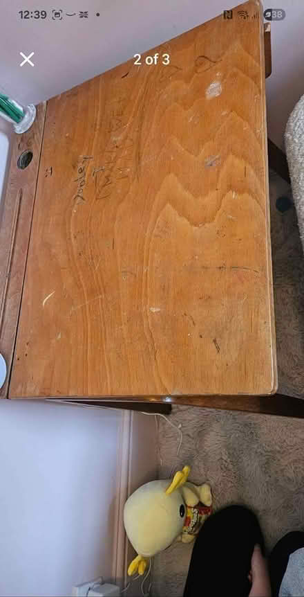 Photo of free Old school desk (Blyth NE24) #2